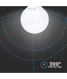 E27 10W LED glob-lampa - Ø9,5 cm