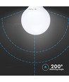 V-Tac 10W LED globlampa - Ø9,5 cm, E27