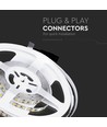 5m 8W/m LED-strip - 12V DC, 120 LED per meter, 8mm bred