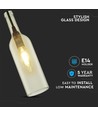 V-Tac flaska pendellampa - Transparent, E14