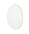 Outlet: 6W LED vägglampa - IP65 utomhus, rund, vit, indirekt, inkl. ljuskälla