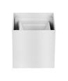 5W LED vägglampa - IP65 utomhus, vit, fyrkantig, justerbar spridning, inkl. ljuskälla