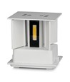 5W LED vägglampa - IP65 utomhus, vit, fyrkantig, justerbar spridning, inkl. ljuskälla