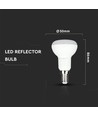 E14 4,8W LED spotlight - R50, Cree LED chip