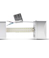 V-Tac 40W komplett LED-armatur - Cree LED-chip, 120 cm, 230V