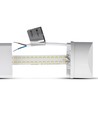V-Tac 40W slim LED armatur - Samsung LED chip, 120 cm, 230V