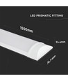 150cm 50W komplett LED-armatur - 6 års garanti