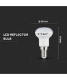 V-Tac 3W LED spotlight- Samsung LED chip, R39, E14