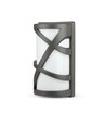 E27 Vägglampa - IP54 utomhus, grå, utan ljuskälla