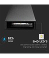 6W LED-vägglampa - IP65 utomhus, svart, inkl. ljuskälla