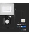 V-Tac 30W LED strålkastare med sensor - Samsung LED chip