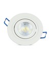 MR16 eller GU10 Downlight-kit, utan ljuskälla, mattvit, hål: Ø7,5 cm, mått: Ø9,1 cm