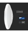 V-Tac 12W LED sensorarmatur - Samsung LED chip, PIR sensor, IP20 inomhus, 230V, inkl. ljuskälla