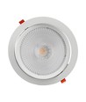 30W Ø22,5cm LED spotlight - Hål: Ø19,5 cm, Mått: Ø22,5 cm, 3 cm hög, Samsung LED chip