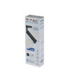 V-Tac svart skenaspotlight 7W - Samsung LED chip, 3-fas