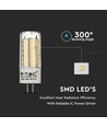 V-Tac 3,2W LED lampa - Samsung LED chip, 12V, G4