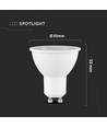 V-Tac 5W LED spotlight - Samsung LED chip, 230V, GU10