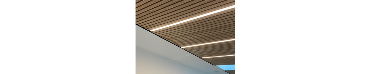 LED ljus till akustikpaneler